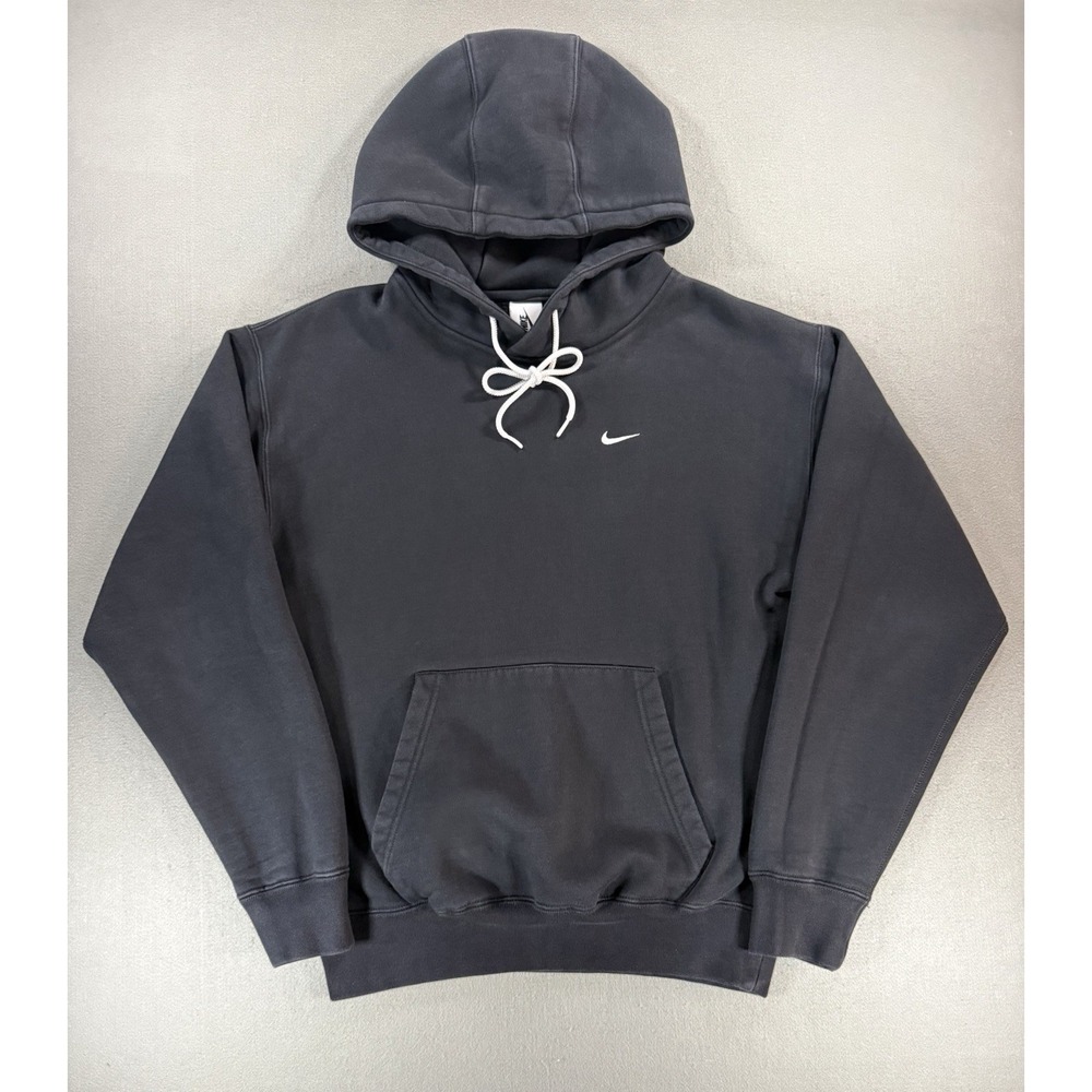 XS - Nike NRG NikeLab Solo Swoosh Pullover Black Hoodie Heavyweight CV0552-010